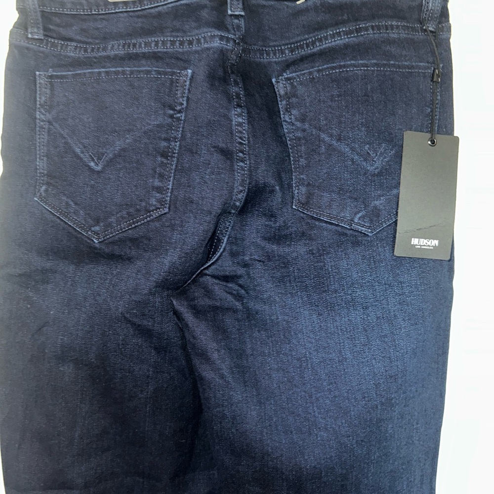 Hudson Jeans Dark Blue Straight Leg Women Jeans - Picture 5 of 5